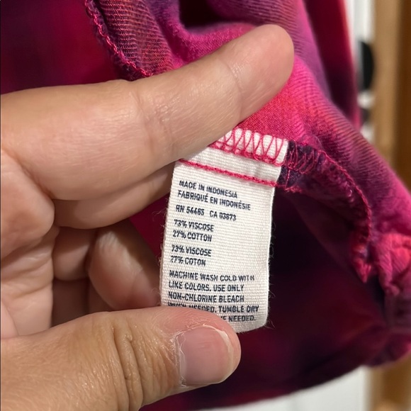 American Eagle Outfitters Pink Plaid Button Down Shirt - Picture 3 of 8